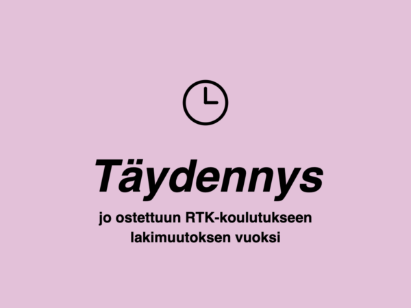RTK-täydennyspaketit